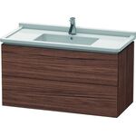 Duravit Waschtischunterbau L-CUBE 469x1020x558mm nussbaum dunkel