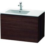 Duravit Waschtischunterbau L-CUBE 550x820x481mm Be links kastanie dunkel