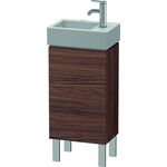 Duravit Waschtischunterbau L-CUBE 582x364x241mm Ans links nussbaum dunkel