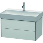 Duravit Waschtischunterbau XSQUARE 397x784x460mm weiß seidenmatt