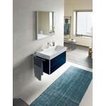 Duravit Waschtischunterbau XSQUARE 397x784x460mm nachtblau seidenmatt