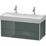 Duravit Waschtischunterbau XSQUARE 397x984x460mm dolomiti grey hochglanz