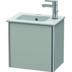 Duravit Waschtischunterbau XSQUARE 400x410x289mm Türansch li betongrau matt