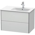 Duravit Waschtischunterbau XSQUARE 560x810x478mm Becken rechts graphit matt