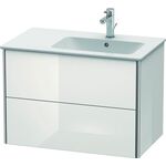 Duravit Waschtischunterbau XSQUARE 560x810x478mm Be rechts weiß hochglanz