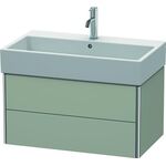 Duravit Waschtischunterbau XSQUARE 397x784x460mm taupe seidenmatt