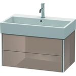 Duravit Waschtischunterbau XSQUARE 397x784x460mm cappuccino hochglanz