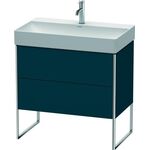 Duravit Waschtischunterbau XSQUARE 731x784x460mm nachtblau seidenmatt