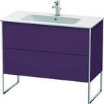 Duravit Waschtischunterbau XSQUARE 832x1010x478mm aubergine seidenmatt