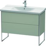 Duravit Waschtischunterbau XSQUARE 805x1010x473mm taupe seidenmatt