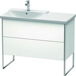 Duravit Waschtischunterbau XSQUARE Becken links 805x1010x473mm weiß matt