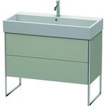 Duravit Waschtischunterbau XSQUARE 731x984x460mm taupe seidenmatt