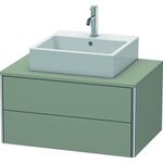 Duravit Waschtischunterbau XSQUARE 400x800x548mm steingrau seidenmatt