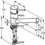 Kludi Spültisch-Einhandmischer SCOPE DN 15 chr