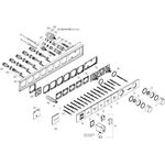 HG Fertigmontageset RAINSELECT f UP-Thermostat 5 Verbr schwarz/chrom