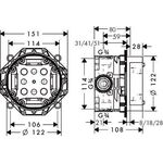 Grundkörper AXOR IBOX UNIVERSAL DN 20