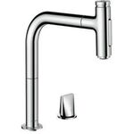 HG 2-L Einhebel-Spültischmischer METRIS Ausziehbrause chrom