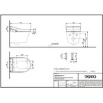 TOTO RG Washlet Dusch-WC LITE für Wand-WC RG CW553EY we