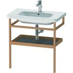 Duravit Handtuchhalter DURASTYLE 440x740mm m Abl. grap matt/eiche massiv