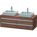 Duravit Waschtischunterbau KETHO 550x1400x496mm nussbaum natur