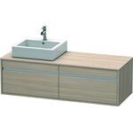 Duravit Waschtischunterbau KETHO 550x1400x426mm Becken links pine silver