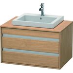 Duravit Waschtischunterbau KETHO 550x800x496mm europäische eiche