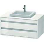 Duravit Waschtischunterbau KETHO 550x1000x496mm weiß hochglanz