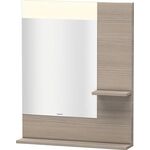 Duravit Spiegel VERO 142x650x800mm, Beleuchtung pine silver