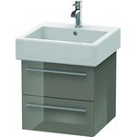 Duravit Waschtischunterbau X-LARGE 443x450x448mm flannel grey hochglanz