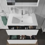 Duravit Waschtischunterbau L-CUBE 820x481x550mm weiß hochglanz