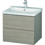 Duravit Waschtischunterbau L-CUBE 620x481x555mm pine silver