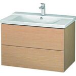 Duravit Waschtischunterbau L-CUBE 820x481x555mm eiche gebürstet