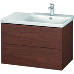 Duravit Waschtischunterbau L-CUBE 820x481x555mm amerikanisch nussbaum