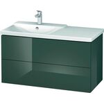 Duravit Waschtischunterbau L-CUBE 1020x481x555mm dolomiti grey hochglanz