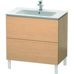 Duravit Waschtischunterbau L-CUBE 820x481x704mm eiche gebürstet