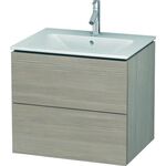 Duravit Waschtischunterbau L-CUBE 620x481x550mm pine silver