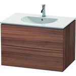 Duravit Waschtischunterbau L-CUBE 534x820x550mm nussbaum natur