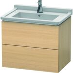 Duravit Waschtischunterbau L-CUBE 469x670x558mm mediterrane eiche