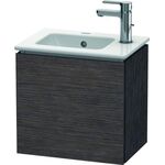 Duravit Waschtischunterbau L-CUBE 294x420x400mm Ans li Ei dunkel gebürstet