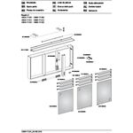 Keuco Spiegelschrank ROYAL L1 Vorb 1300x742x150mm 2 Schubk si-gb-. A++