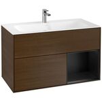 V&B Waschtischunterschrank FINION 996x591x498mm Regalele. bl ma Wln Veneer