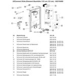 V&B Kinder WC-Element ViConnect für Trockenbau 525x1120x135mm