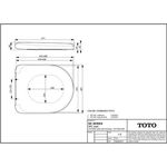 TOTO NC WC-Sitz abnehmbar, mit Absenkautomatik we