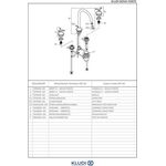 Kludi Waschtischarmatur NOVA FONTE DÉCO Dreiloch, DN 15 chrom