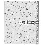 Hewi Befestigungsmaterial 950 Wandstütz-/Klappgriff f Beton (C20/C25)