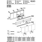 Keuco Spiegelschrank ROYAL MODULAR 2.0 Breite 1800mm Höhe 700mm Tiefe 120mm
