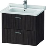 Duravit Waschtischunterbau XBASE 2 Schubk 560x650x468mm kastanie dunkel