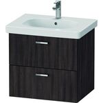 Duravit Waschtischunterbau XBASE 2 Schubk 560x600x458mm kastanie dunkel