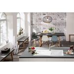 V&B Einbauspüle SILUET 50 FLAT 880x490mm Handbet. stone white