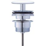Duravit Schaftventil mit keramischer Ventilabdeckhaube weiß